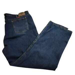 Wranger Jeans, Men 42x32, Medium Wash Denim Blue, Cotton Blend, EUC